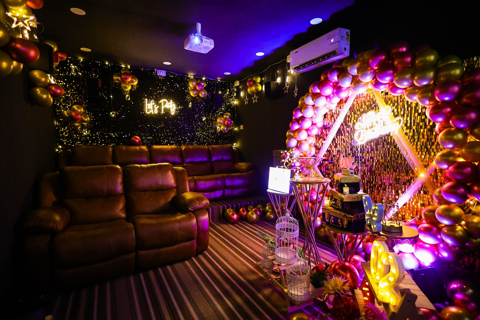 Gold Luxury private theater